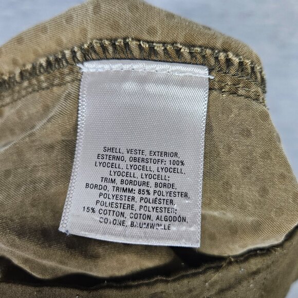 By Anthropologie Polka dot Army Green Jogger Pants Size L - Picture 7 of 10